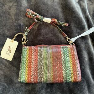 HOBO Vibrant Snake Print Bag